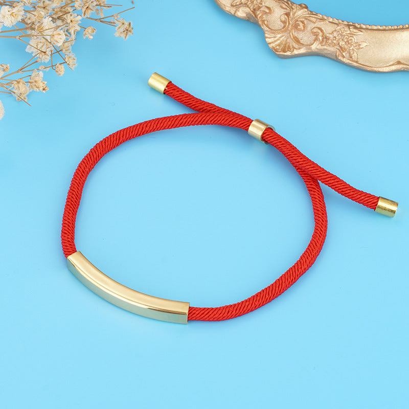 Material Stainless Steel Holiday Gift Advertising Small Titanium Bracelets