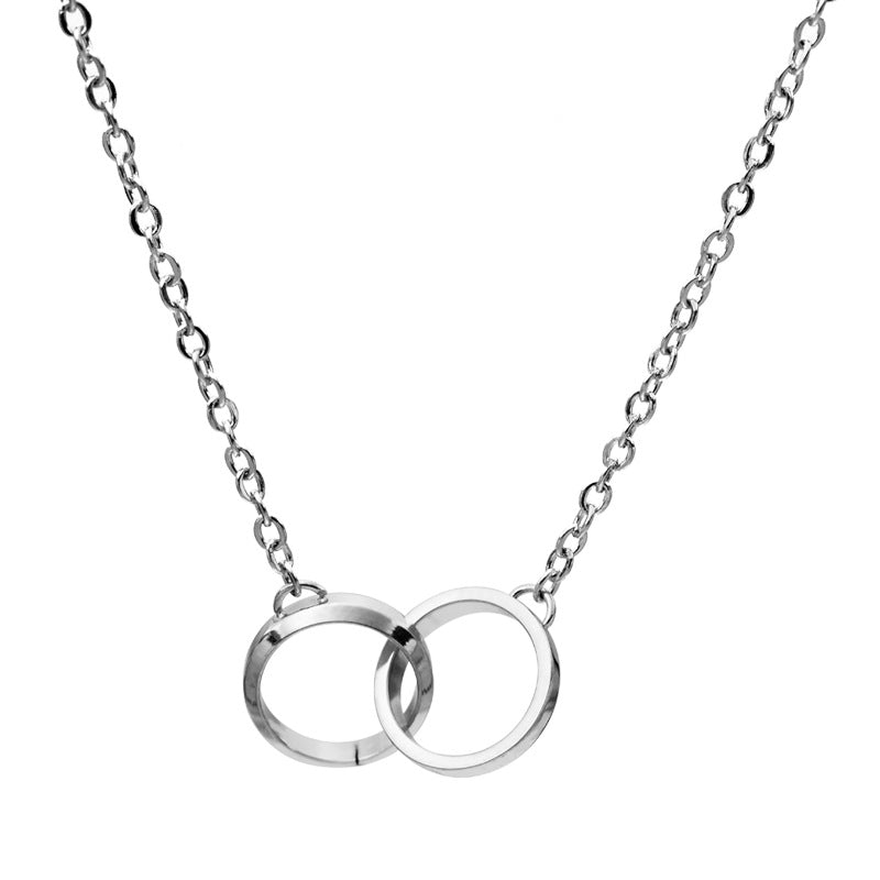 Micro Inlaid Zircon Titanium Steel No Fading Necklaces