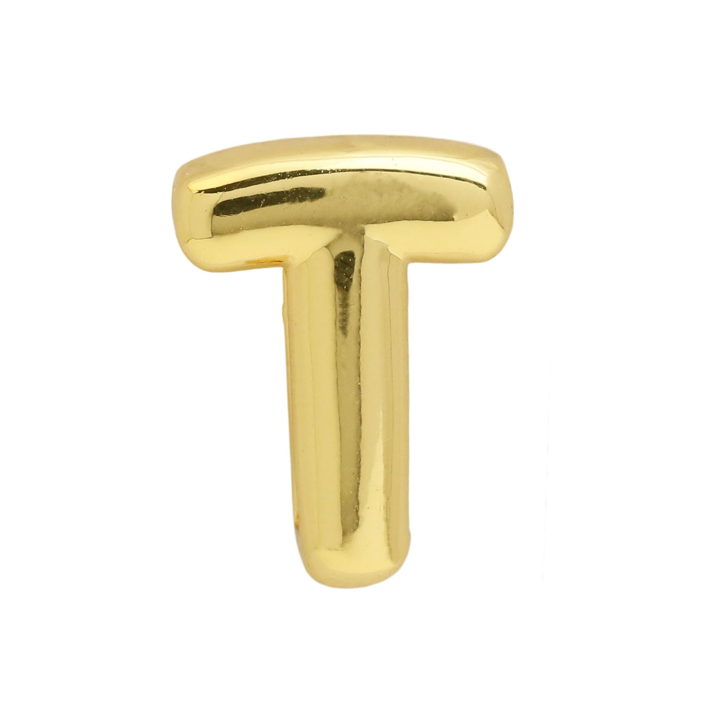 Golden Chubby Balloon Bubble Glossy Letter Bracelets