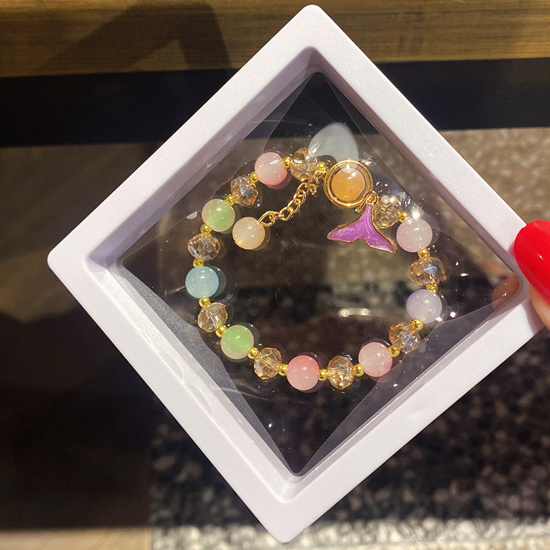 Children's Gift Beaded Day Send Ice Transparent Bracelets