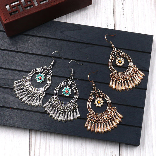 Bohemian Ethnic Style Fashion Popular Geometric Earrings