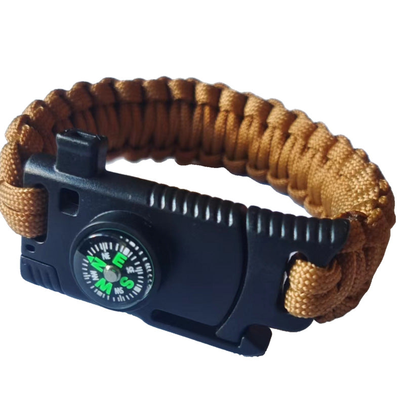Multifunctional Carrying Strap Camping Survival Outdoor Adventure Emergency Bangle Bracelets