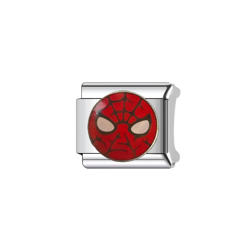 Character Pattern Module Ornament Accessories Stainless Bracelets