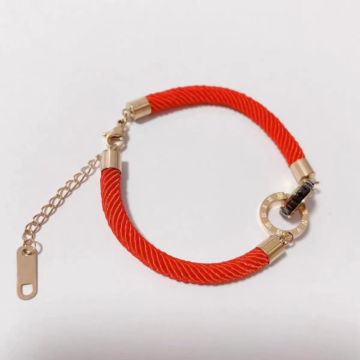 Women's Rose Plated Gold Money Bag Hand Bracelets