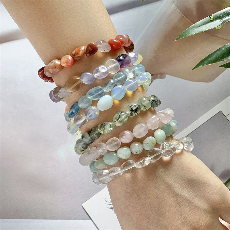 Large Particle Gravel Rolling Stone Irregular Bracelets