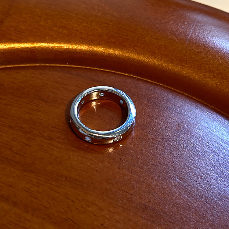 Resin Cold Opening Show Open Copper Electroplating Rings