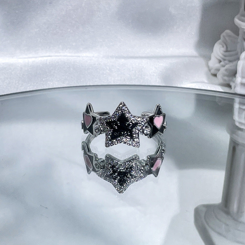 Glazed Open Female Sweet Grace Cool Affordable Luxury Fashion Rings