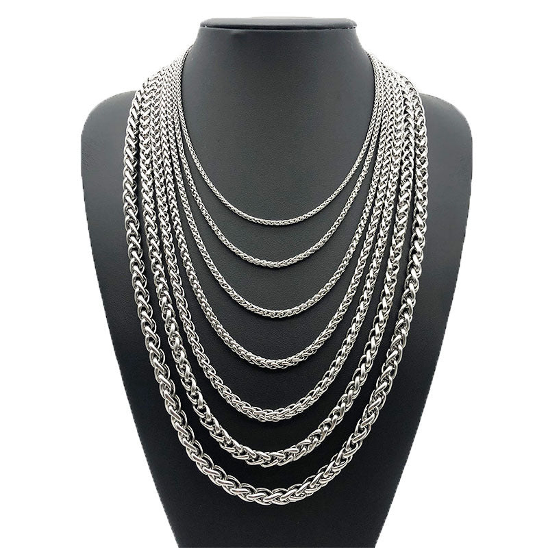 Steel Keel Chain Titanium Basket Accessories Necklaces