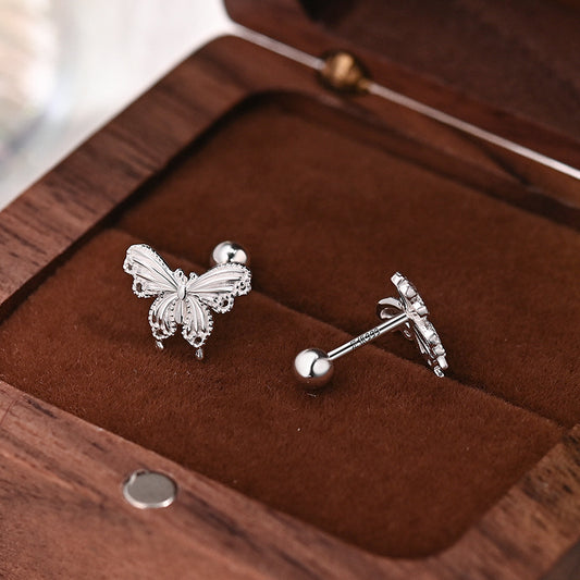 Sweet Ear Bone Korean Screw Tightening Buckle Earrings