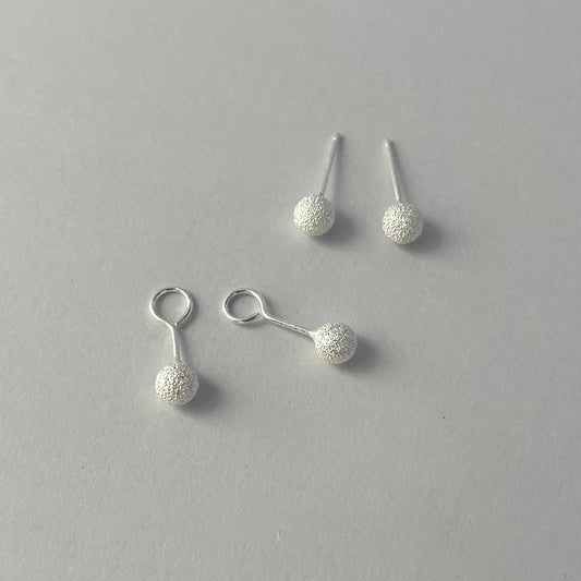 Women's Sterling Sier For Hook Ear Stretcher Earrings