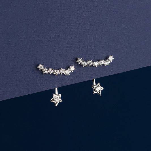 Starry Korean Style Elegant Trendy Light Earrings