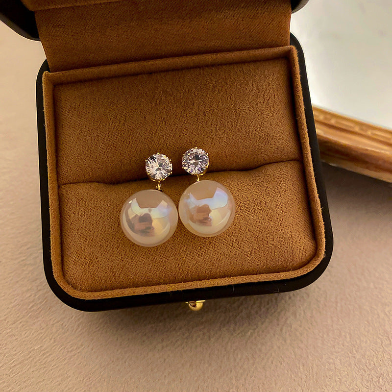 Luxury Mermaid Pearl Fashion High Sense Earrings