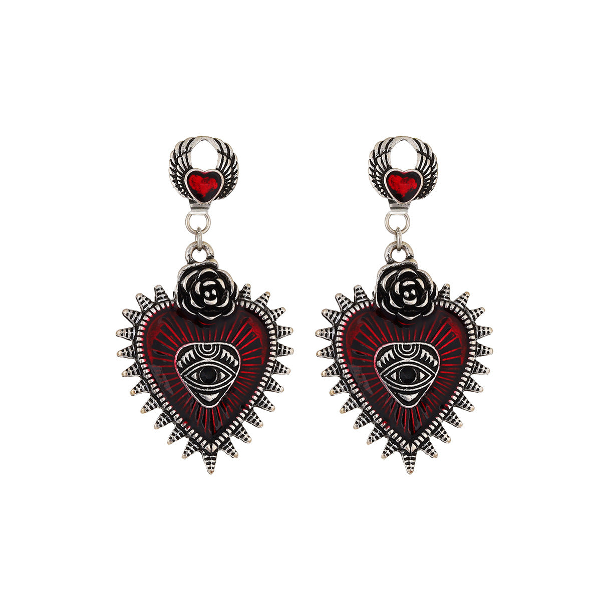 Niche Style Halloween Spider Personality Design Horror Earrings