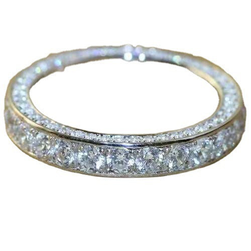 Women's Full Circle Alloy Rhinestone Ornament Fashion Rings