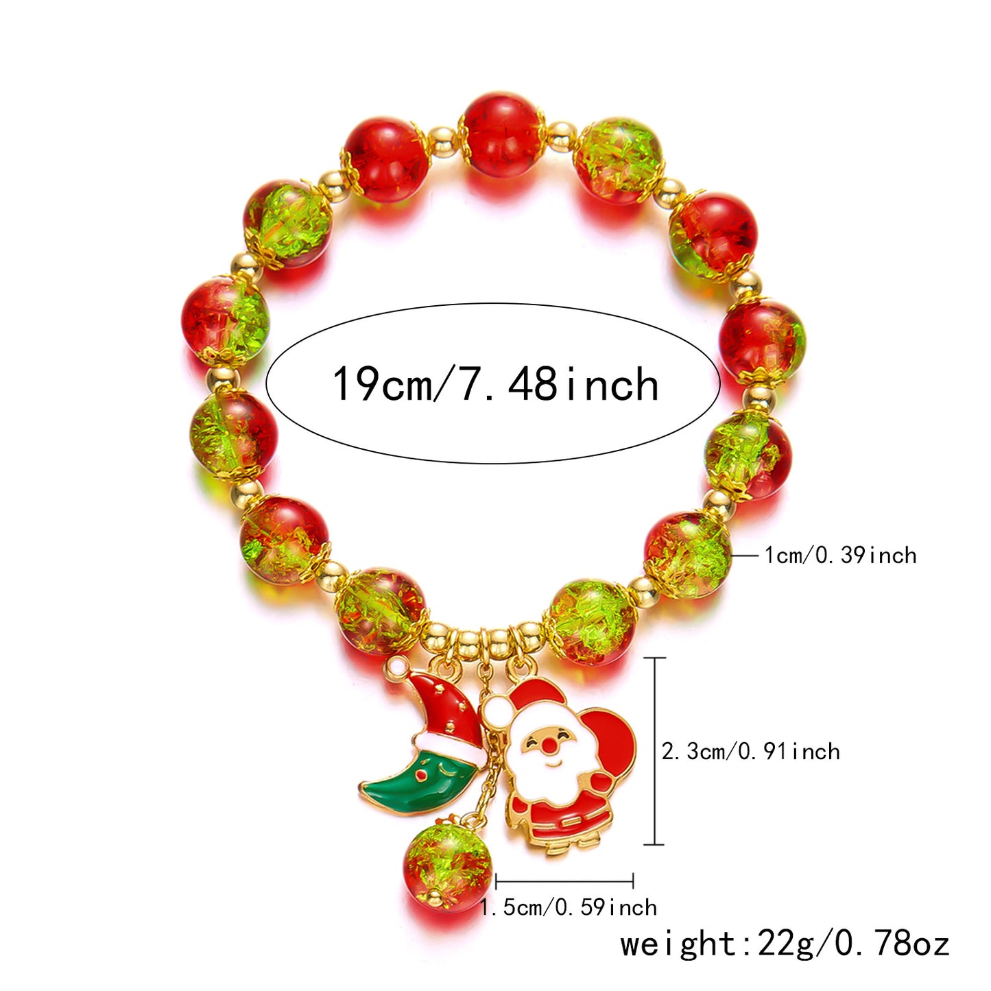 Beaded Cartoon Moon Old Elk Garland Bracelets