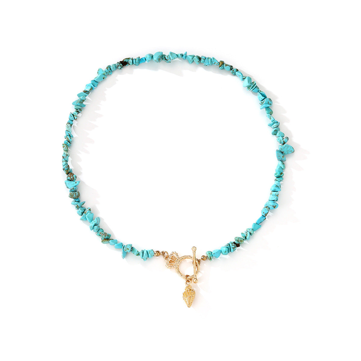 Marine Shell Natural Gravel Fashion Unique Design Necklaces