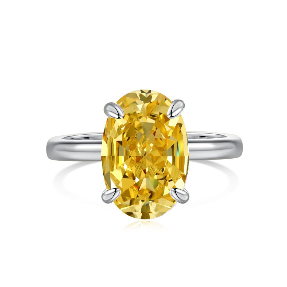 Wind Wedding High Luxury Oval Series Rings