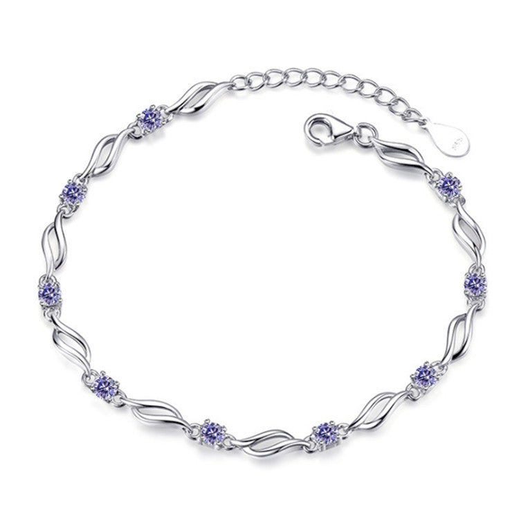 Crystal Love Simple Personality Mori Style Bracelets