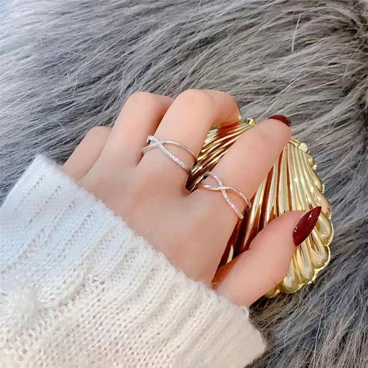 Niche Design Simple Zircon Personalized Stylish Rings
