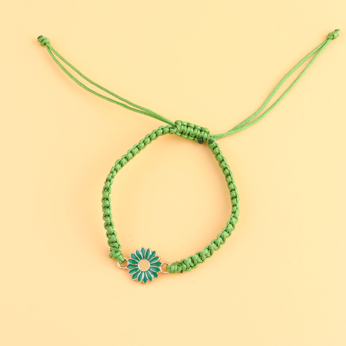 Exquisite Fashion Colorful Sunflower Woven Friendship Bracelets