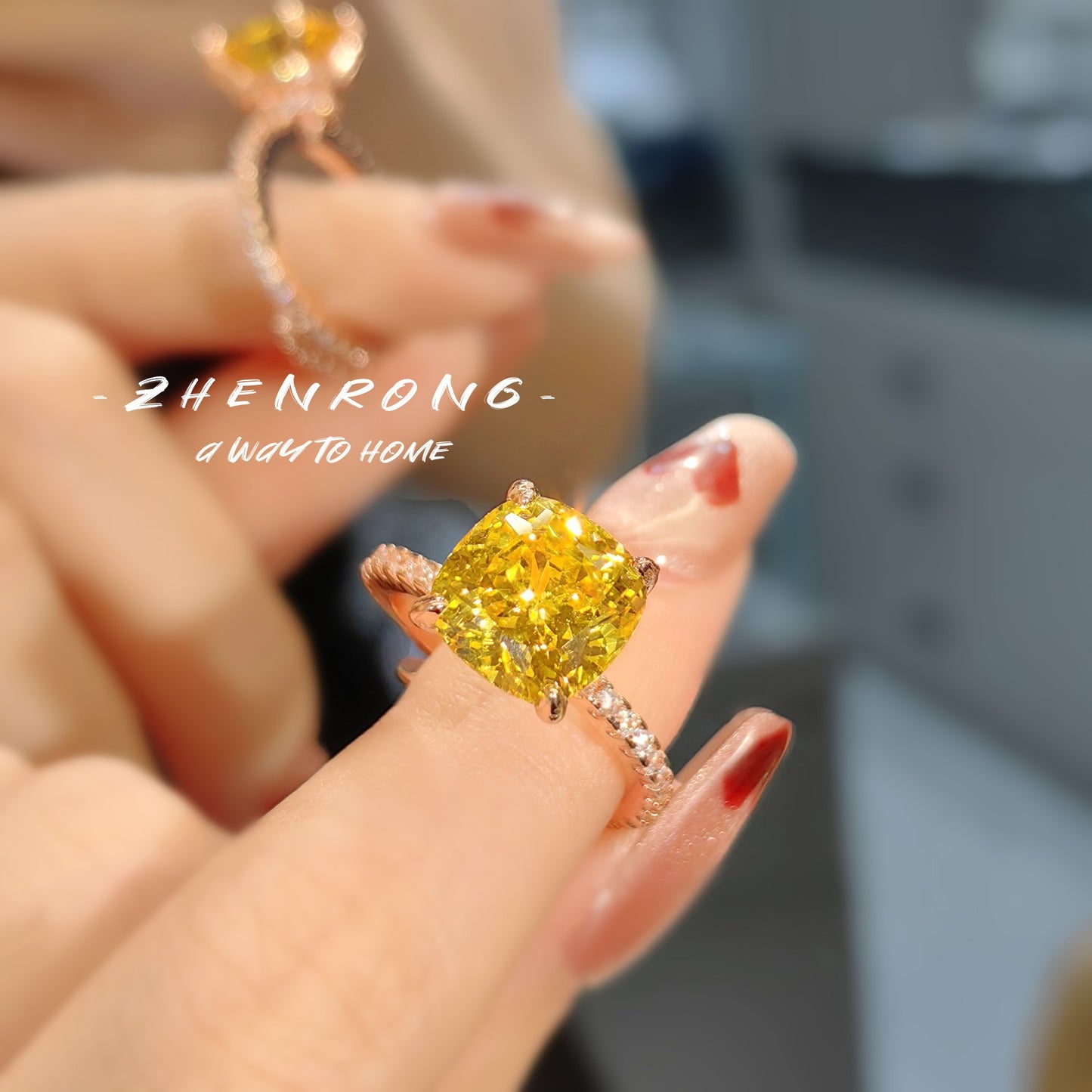 Women's Ice Flower Cut Virtue Pull Small Sugar Rings