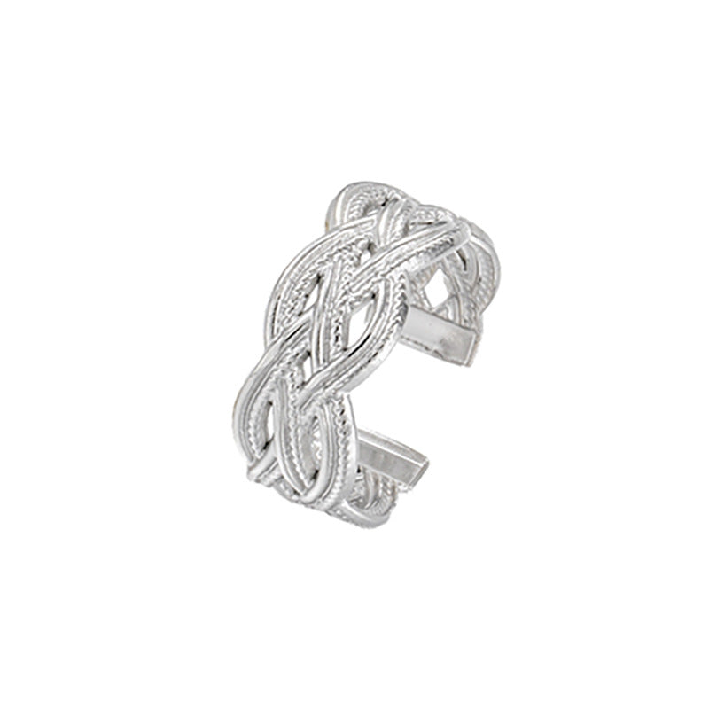 Women's Titanium Steel Open Hollow Niche Accessories Rings