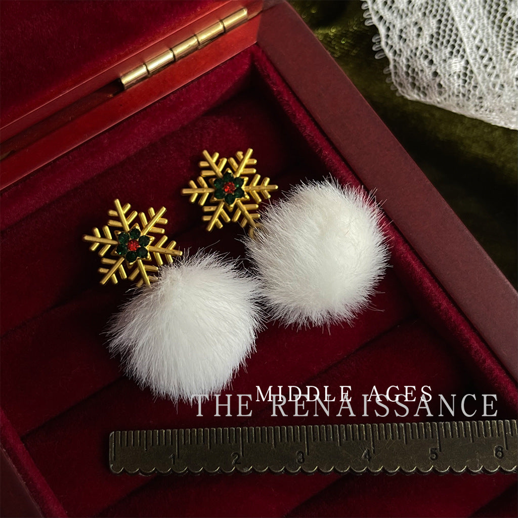 Limited Chinese Style Series Zircon Bell Bow Earrings