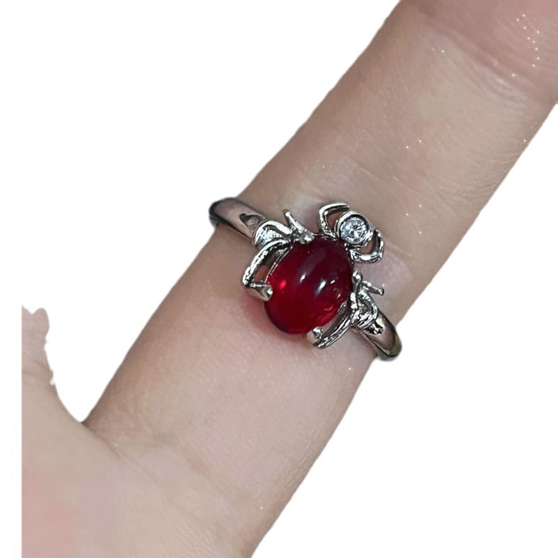 Punk Cross Butterfly Open-end Personality Female Rings