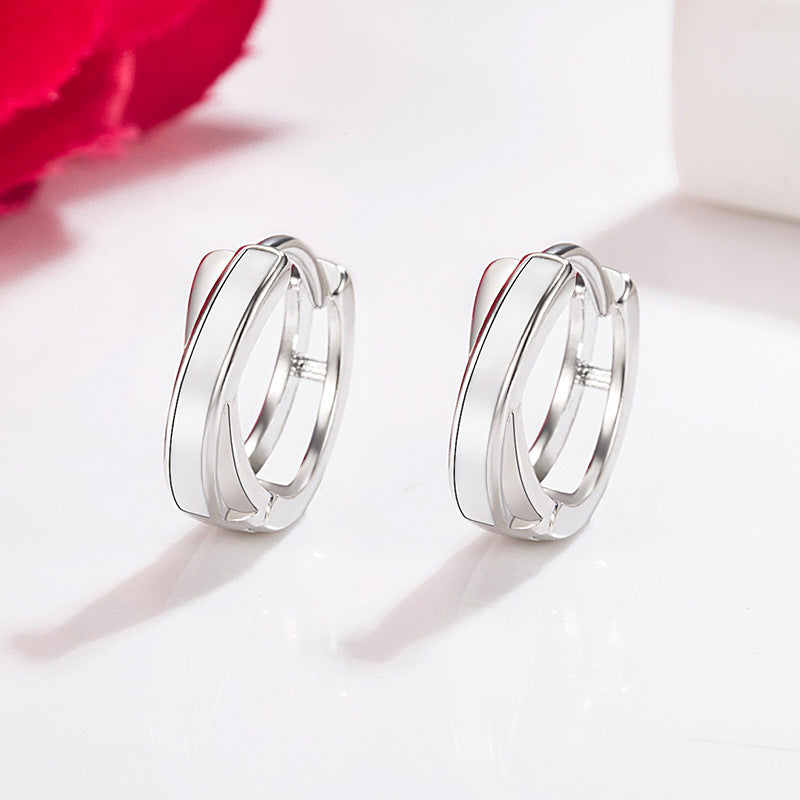 Korean Style Imitation Shell Female Light Luxury Gold Earrings