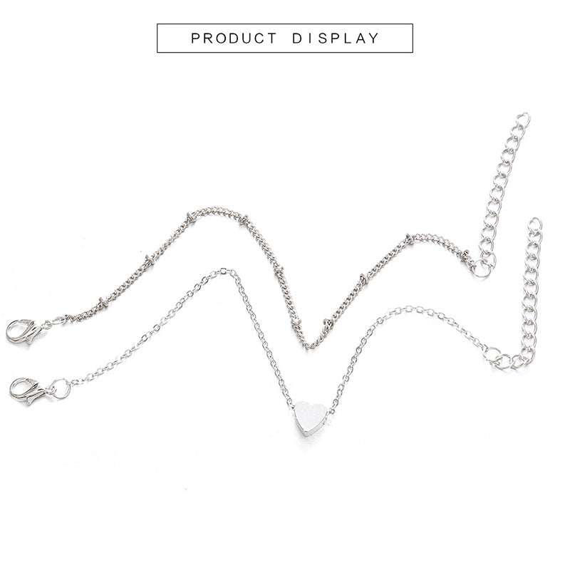 Women's Bohemian Style Popular Alloy Peach Heart Bracelets