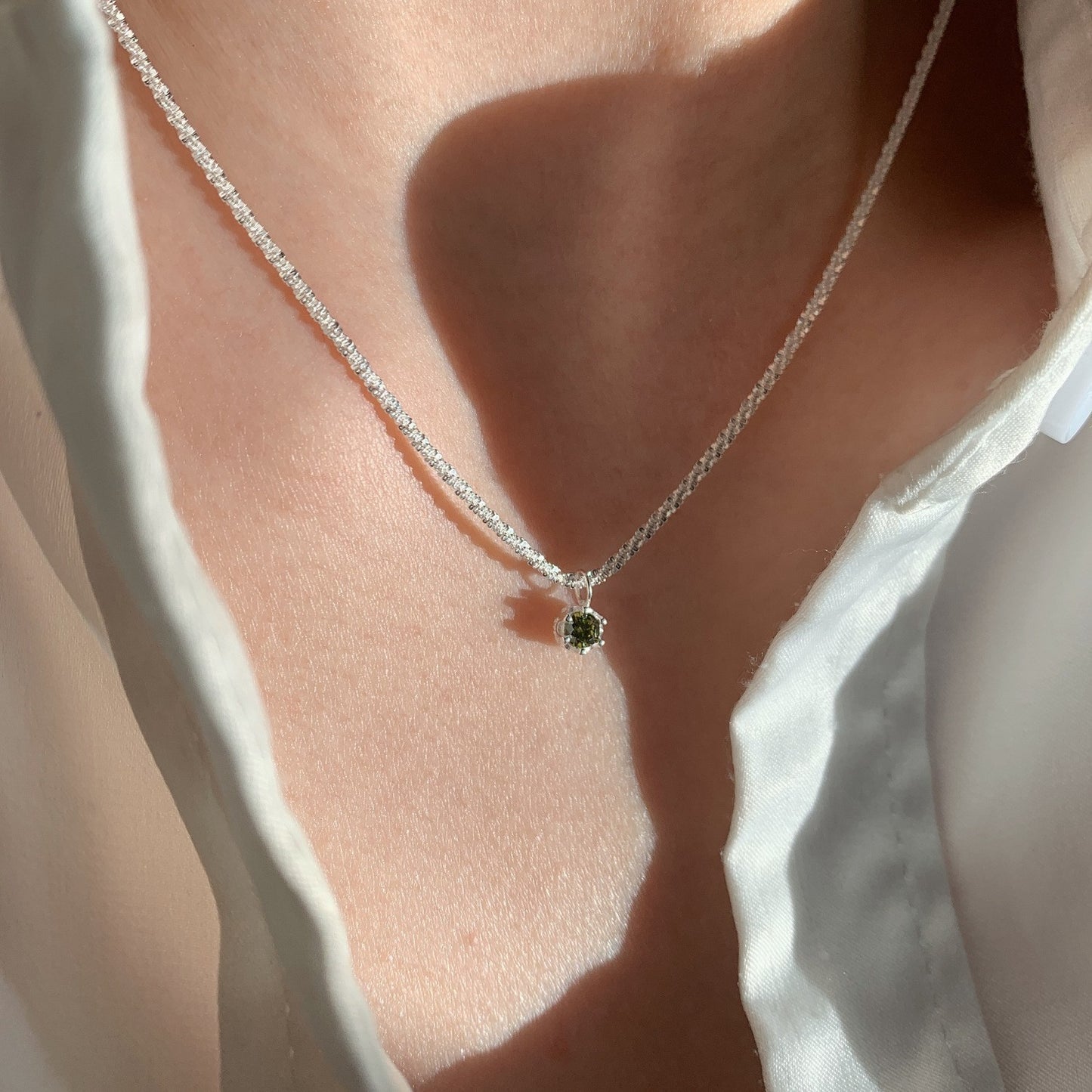 Jade Female Light Luxury Minority Clavicle Necklaces