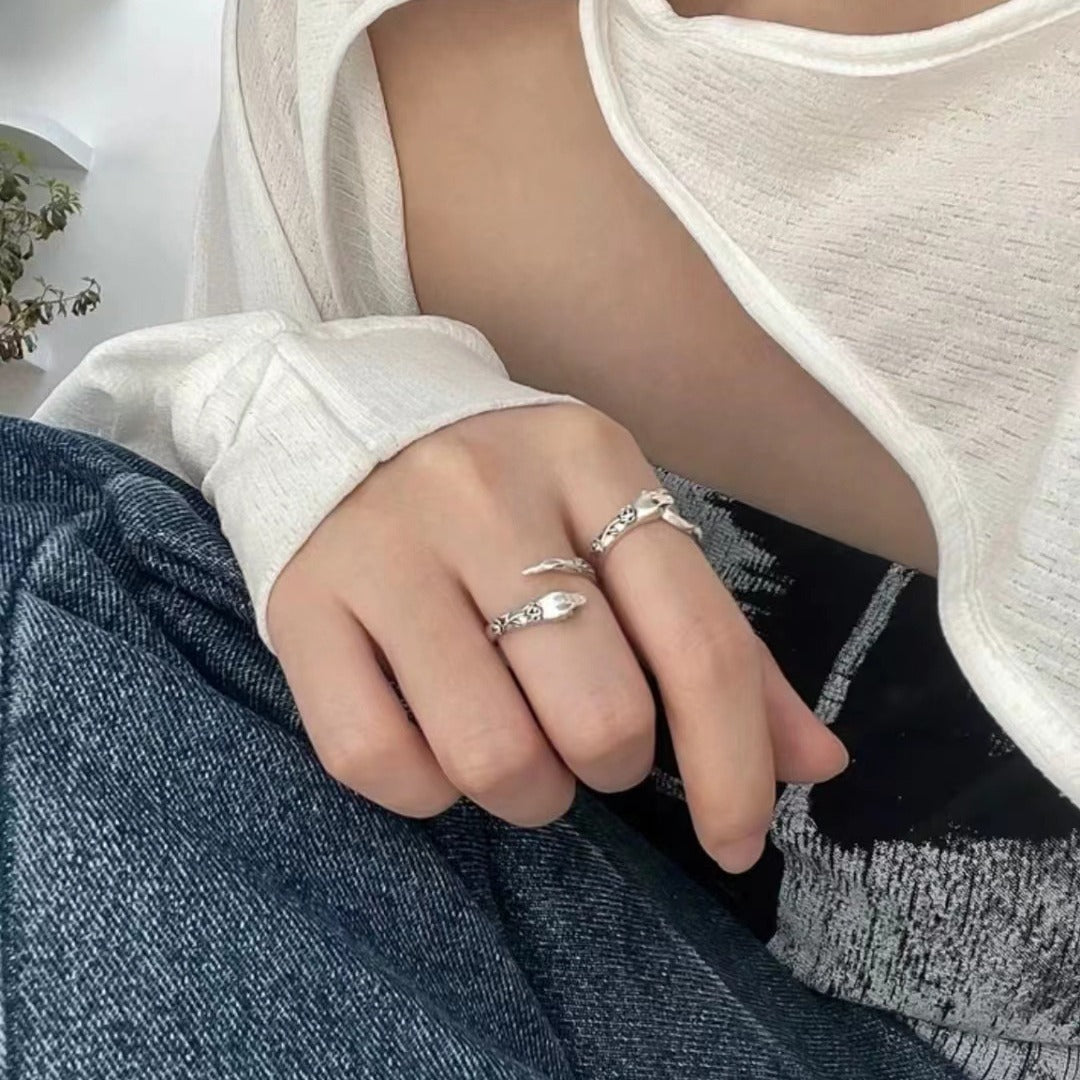 Minority Fashion Personality Rose Index Finger Rings