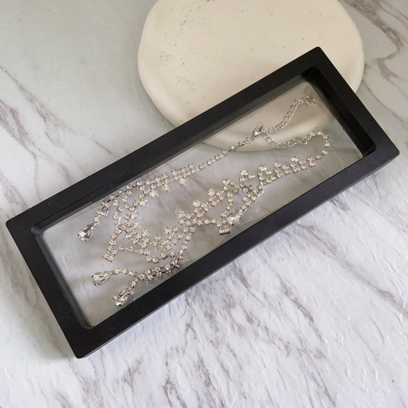 Jewelry Storage Box Single Acrylic Transparent Display Earrings