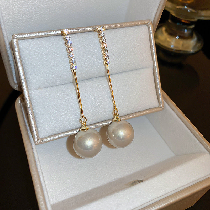 Luxury Mermaid Pearl Fashion High Sense Earrings