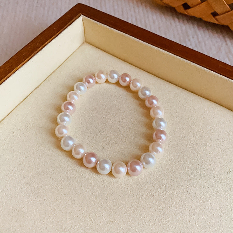Women's Pearl Geometric Stretch Retro Sweet Fashionable Elegant Bracelets