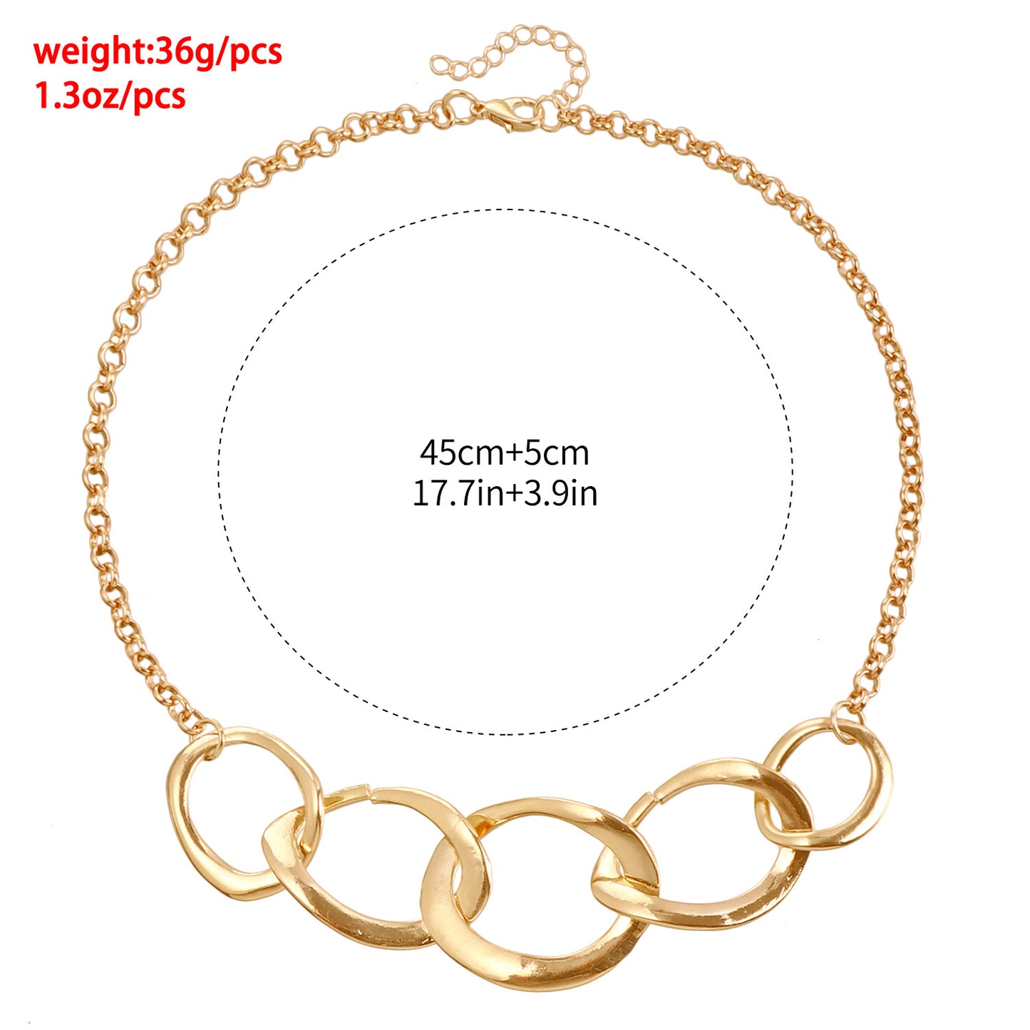 Creative Stitching Simple Trendy Cool Fashionable Punk Necklaces