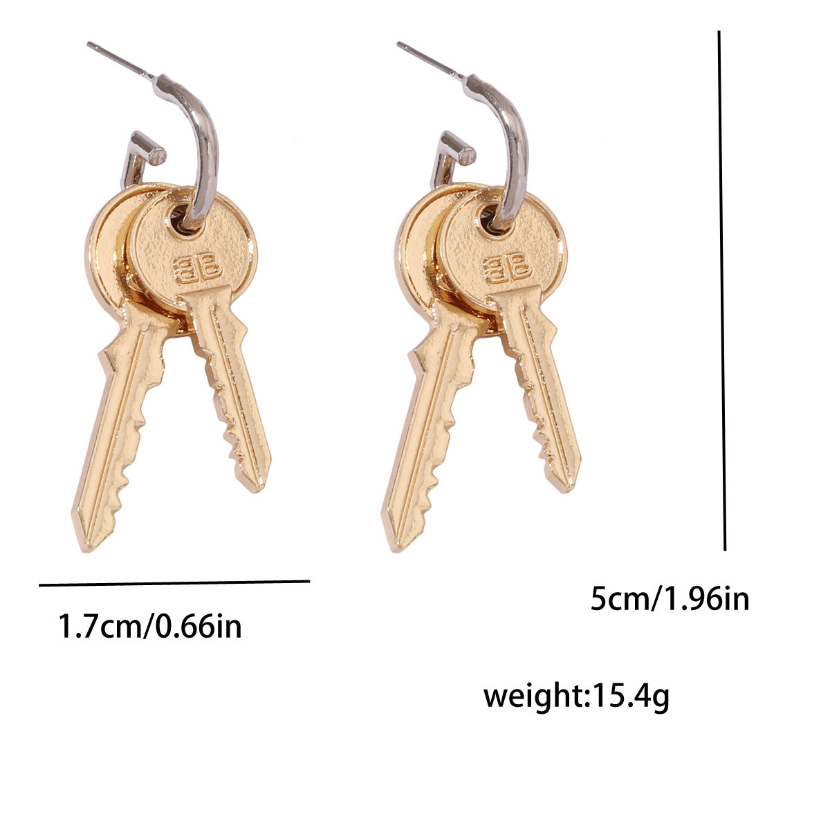 Women's Accessories Key Trend Fashionable Temperamental Light Earrings