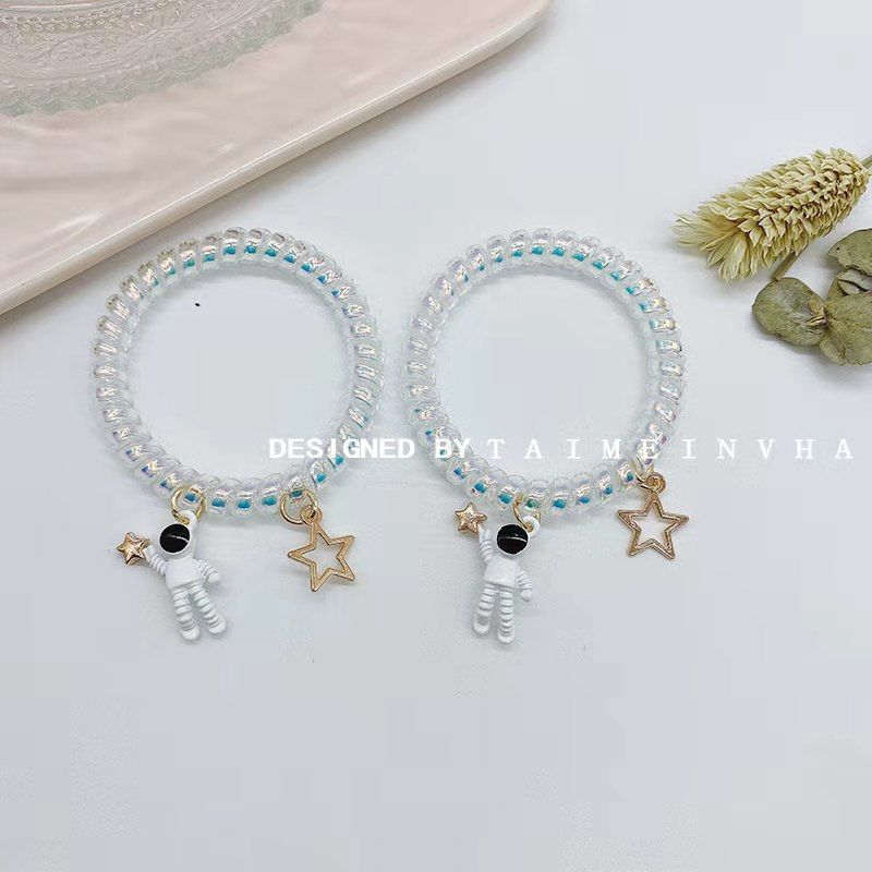 Astronaut Magnet Suction Small Rubber Band For Boyfriend Couple Bracelets