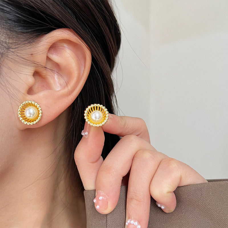 Simple Light Luxury Metal Female Graceful High Rings