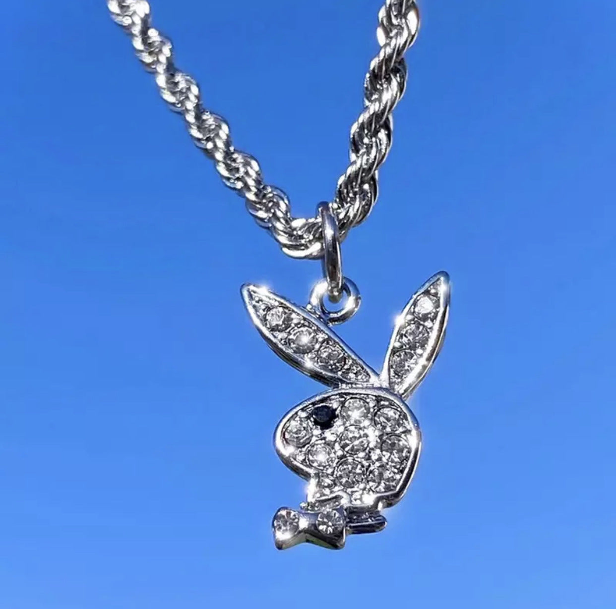 Steel Rabbit Hip Hop Fashion Personality Necklaces