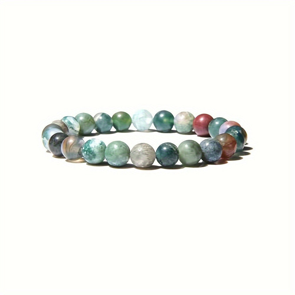 Women's & Men's Natural Indian Agate Bracelets