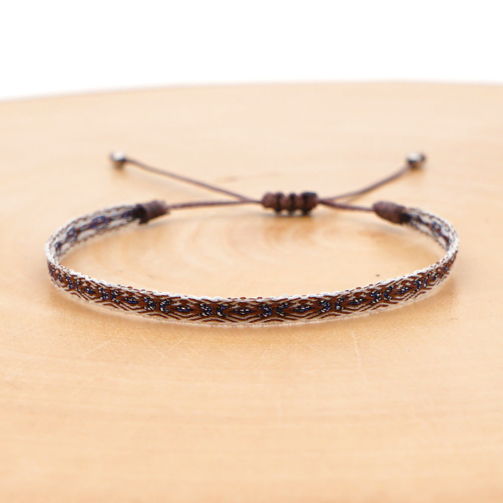 Women's South American Columbia Ethnic Style Webbing Bracelets