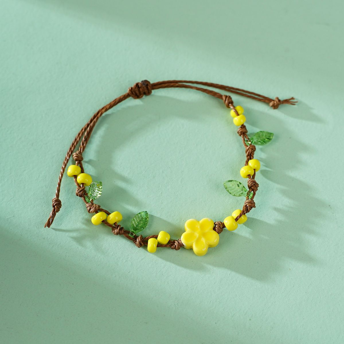 Braided Rope Clover Carrying Strap Artistic Scenic Bracelet