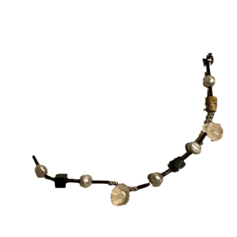 Matching Very Much Autumn Brown Atmosphere Clavicle Necklaces