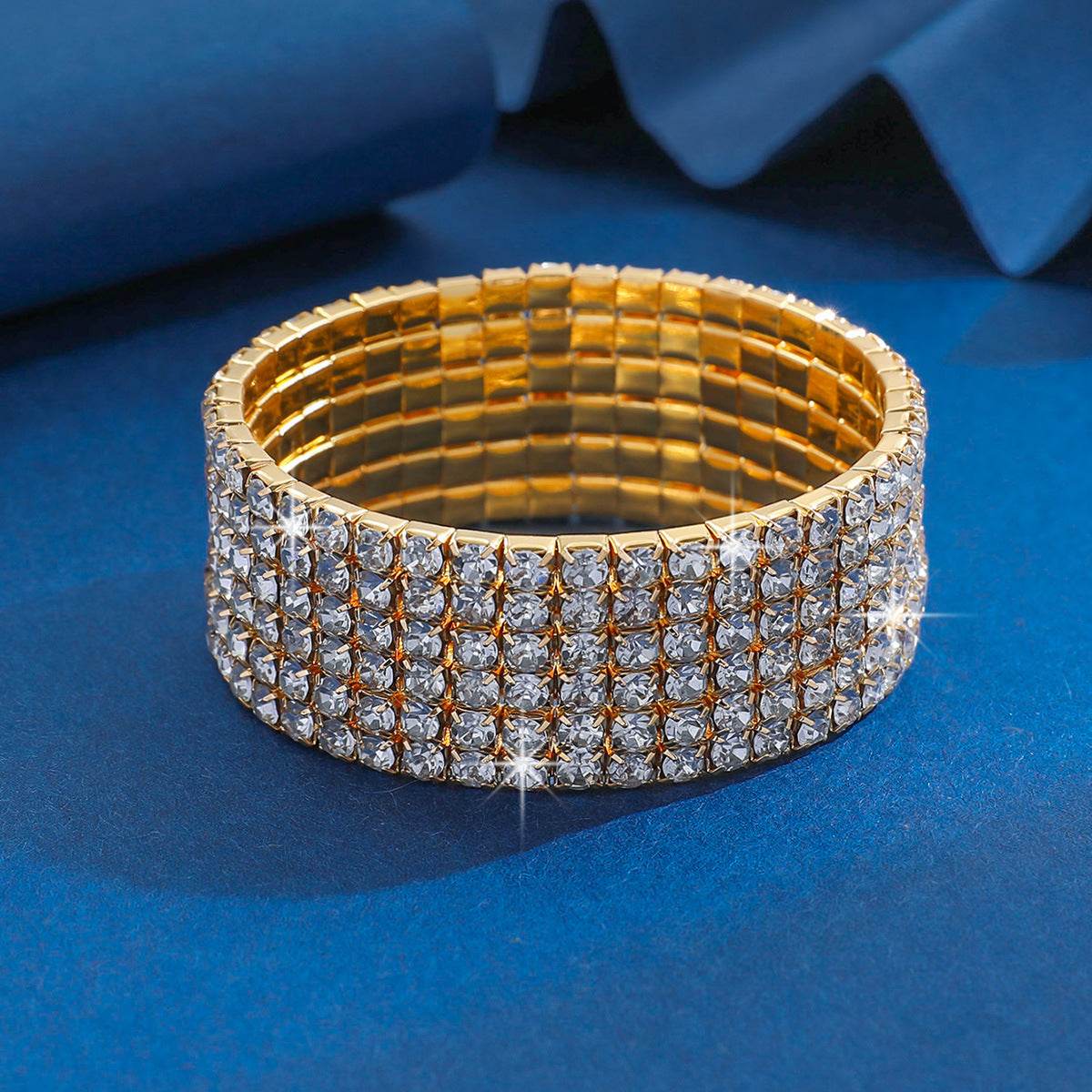 Affordable Luxury Fashion Zircon Elastic Rhinestone Bracelets