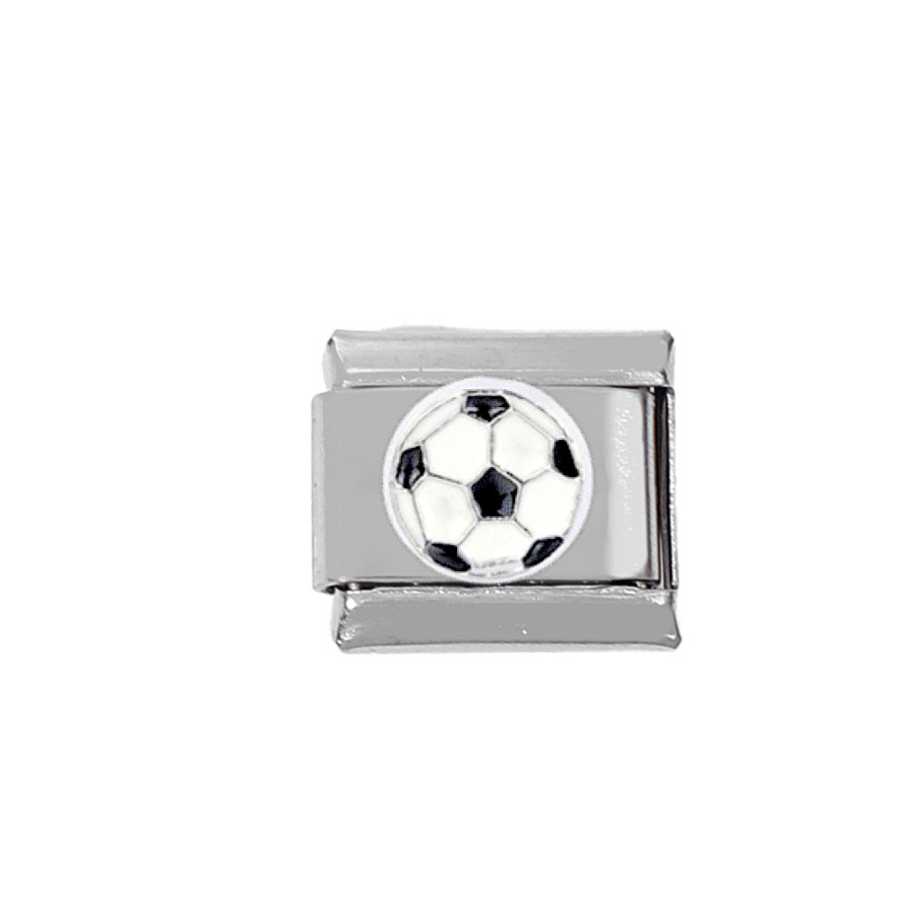 Stainless Steel Charm Sports Football Module Bracelets