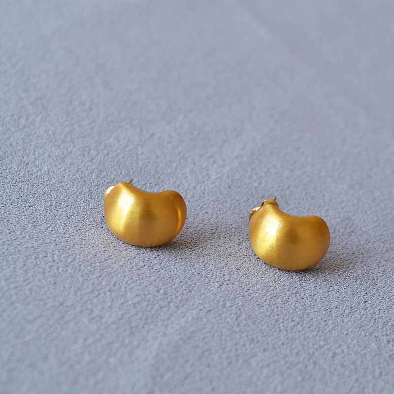 Style Niche Daily Simple Geometric Arc Earrings