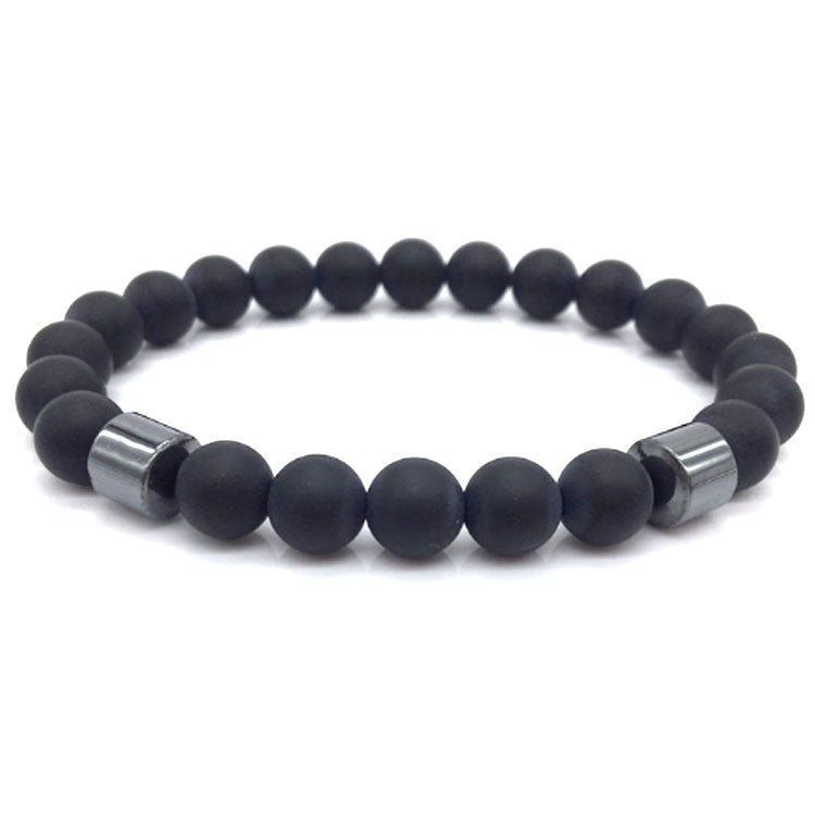 Magnetic Hematite White Turquoise Handmade Beaded Bracelets
