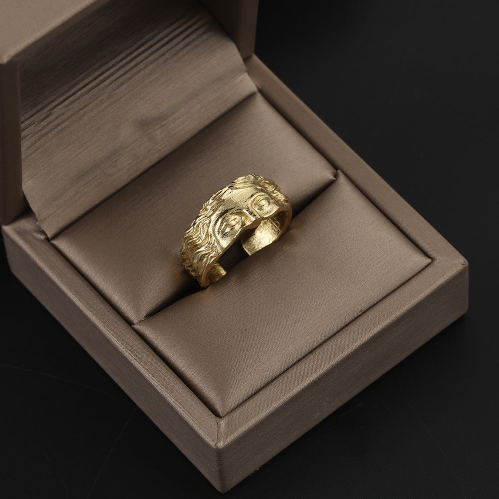 Women's & Men's Venus Exaggerated Cold Wind Index Finger Sculpture Rings