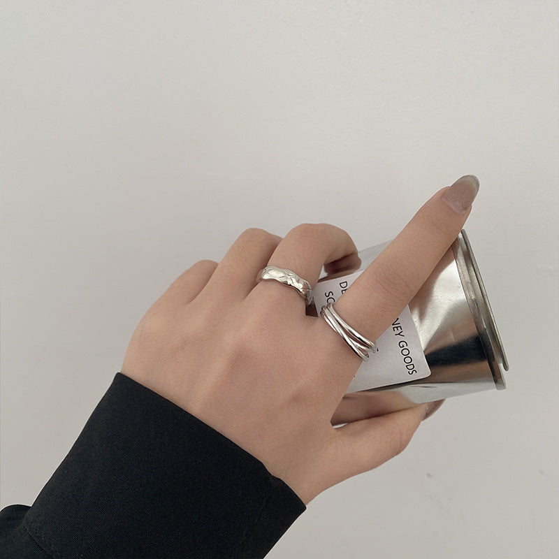 Women's Design Simple Cross Fashion Adjustable Personalized Ring